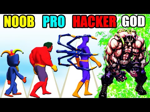 NOOB vs PRO vs HACKER vs GOD in Hero Verse Run (New Update)