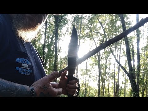COLD STEEL CHAOS BOWIE!! A REAL KNIFE REVIEW HOLY HELL NOT A TALK SHOW!!