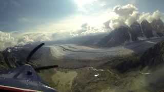 Glacier landing south side of Mt. McKinley