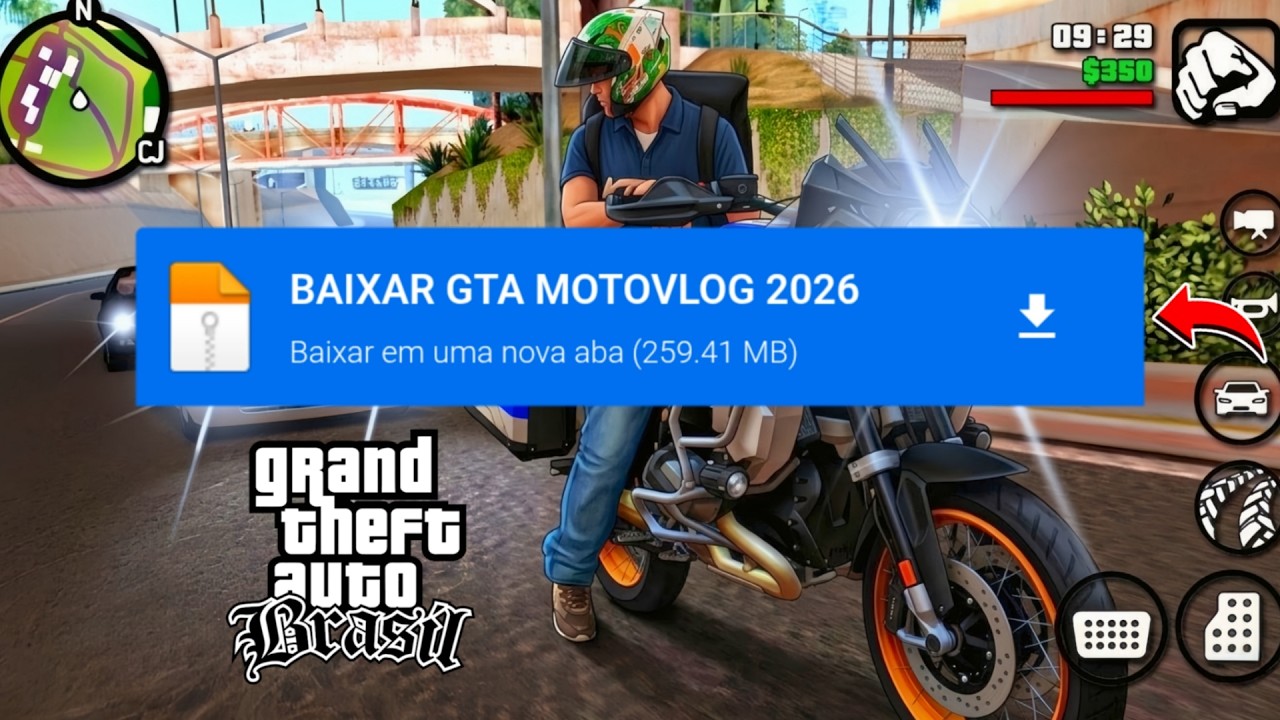 🏍️ GTA Motovlog para QUALQUER Android 🔥 [ATUALIZADO 2026]