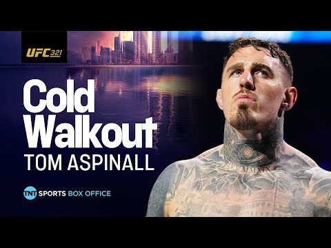 THE HONEY BADGER ARRIVES! Tom Aspinall with the COLDEST walkout at #UFC321 🥶🔥