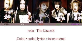 Download lagu reila - the GazettE colour coded lyric video mp3 Download lagu reila - the GazettE colour coded lyric video mp3