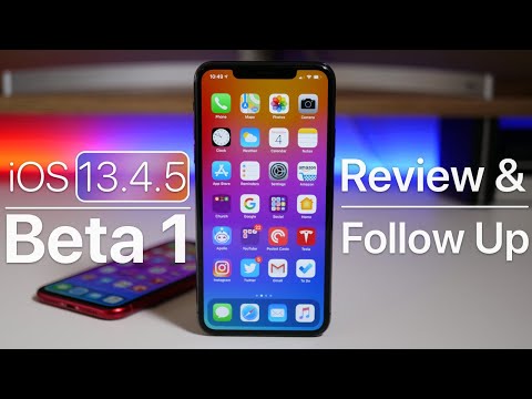 iOS 13.4.5 Beta 1 - Follow Up Review