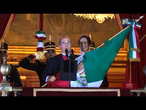 Bicentenario Independencia México - Ceremonia Protocolaria del Grito Bicententario HD