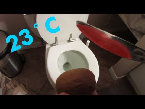 ROOM TEMPERATURE KNIFE VS KIWI FRUIT VS TOILET (experiment!!!1)