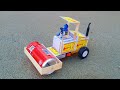 How To Make An Amazing Matchbox Road Roller Machine At Home DIY Bulldozer Tractor