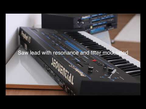 Sequential Prophet 5 vs Prophet VS basic waveform comparision