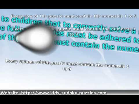 Teach Kids To Solve Sudoku Puzzles