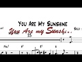 Scott Hamilton plays:You are my sunshine (Solo transcription)