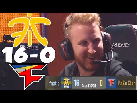Fnatic 16-0 FaZe In Olofmeisters Return From Injury...(2016)