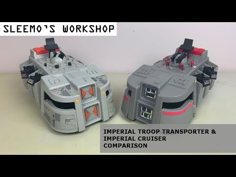 Imperial Troop Transporter & Imperial Cruiser Comparison