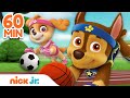 PAW Patrol Sports Rescues & Adventures! 🏀 w/ Chase & Skye | 60 Minute Compilation | Nick Jr.