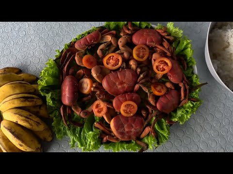 vlog376- P2- Buwis Buhay sa Paghuli ng kakaibang Kuray/land crab | catch & cook