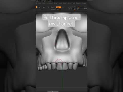 zbrush sculpt timelapse #zbrush #art #gamedev #3dart #sculpting