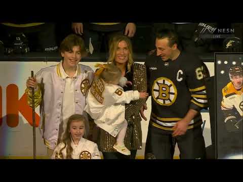 Brad Marchand 1,000 Game Ceremony