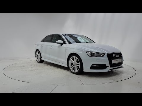 161CN1098 - 2016 Audi A3 SAL 1.6TDI 110 S LINE 4DR 23,950
