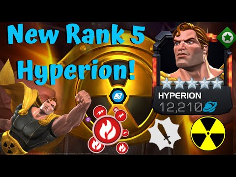 New Rank 5 Hyperion! Buff Cornucopia Beast! Crazy Damage! - Marvel Contest of Champions
