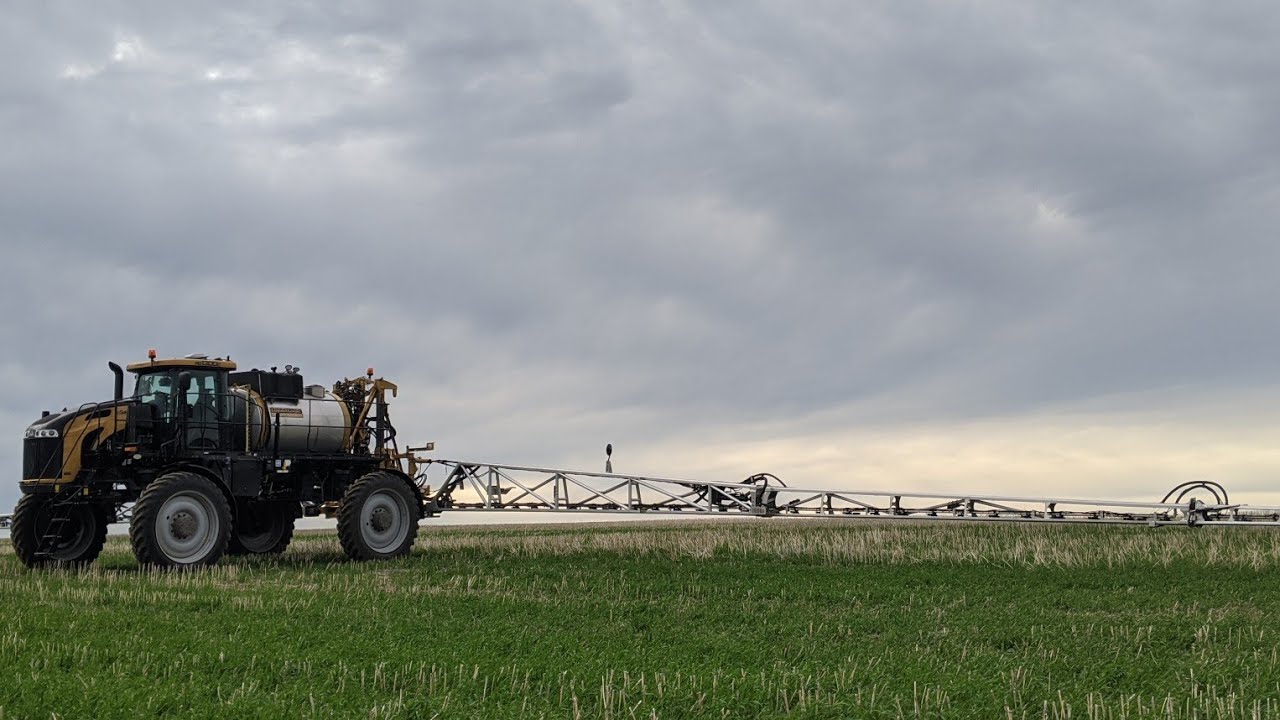 Spraying with the Rogator 1300C