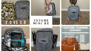 Jujube Minibe 2.0 vs 3.0 (Comparison, packing, on the body)