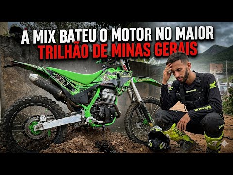 TRILHAO ALTO CAPARAO O MAIOR DE MINAS GERAIS, A MIX VATEU O MOTOR😢🚀🔥✊