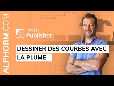 Dessiner des courbes avec la plume sous AFFINITY Publisher Vidéo Tuto