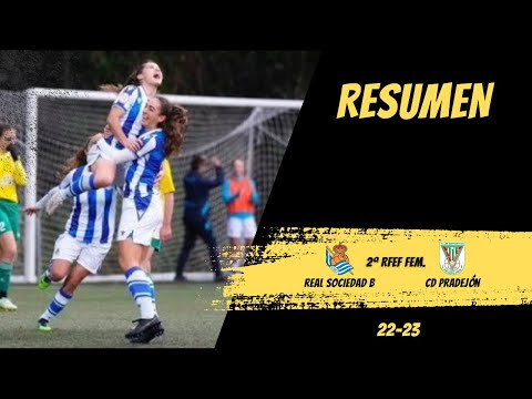 Real Sociedad B 7-0 CD Pradejon B (2ª RFEF Fem.)