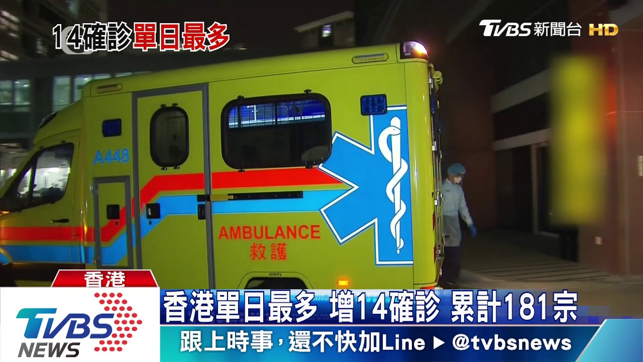 香港單日最多　增14確診累計181宗