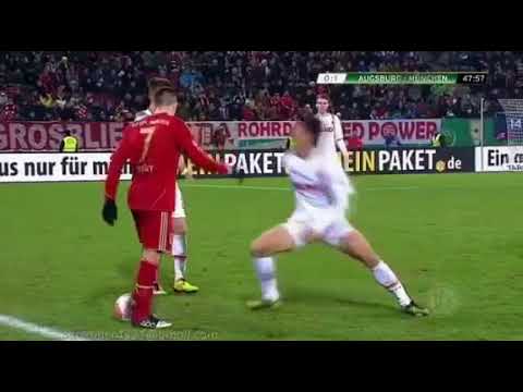 Franck Ribéry FIGHT Horror Red Card slapping Ja Cheol Koo ( FC Augsburg Vs FC Bayern Münch