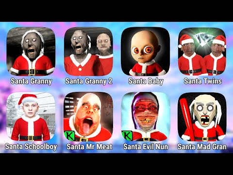 All New Santa Game Mods || Santa Granny Game Mod | Mr Meat Santa | Schoolboy 2 Snata Game | Mod