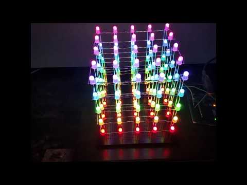 Arduino 5x5x5 Pl9823 Cube.