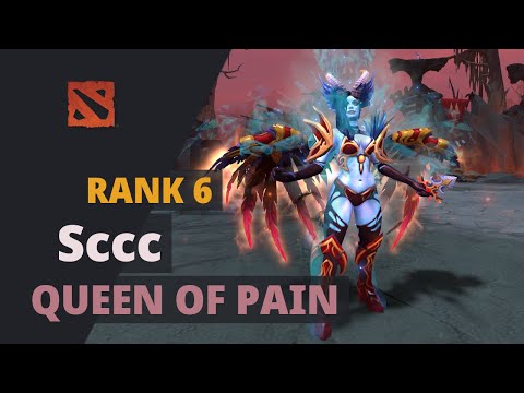 Sccc (Rank 6) plays Queen of Pain Dota 2 Full Game