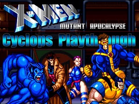 XMen Mutant Apocalypse - Cyclops Playthrough No Death