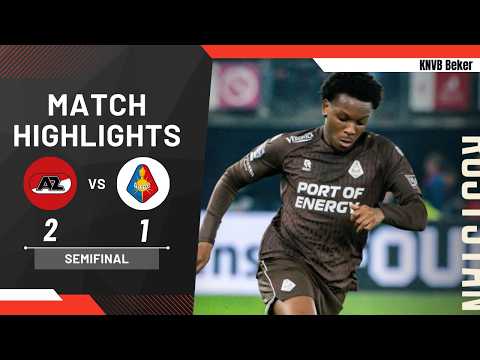 AZ Alkmaar - Telstar | 2-1 | Highlights | KNVB Beker 2025-26 | az telstar