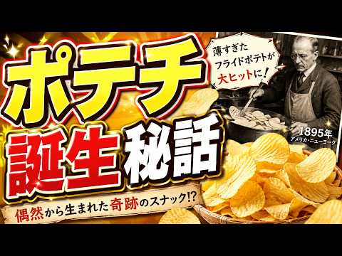 ポテトチップスの誕生|料理人の嫌がらせが生んだ世界的スナックの真実