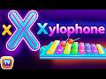 Phonics Song Xylophone Version A For Apple ABC Alphabet Songs With Sounds For Children