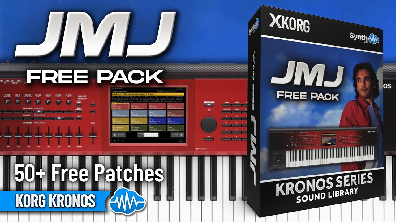 STL003 - JMJ Free Pack - Korg Kronos Series ( 50+ presets ) - Video Preview 1