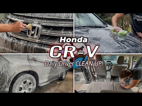 Honda CR-V  | A DIRTY Daily Driver Made CLEAN | Detailing in the HOT Florida Summer Weather! Oof