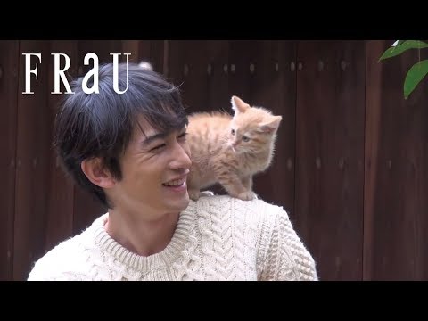 「町田啓太と仔猫」　写真家･梅佳代が撮影！