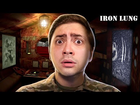 alanzoka jogando Iron Lung, jogo de terror