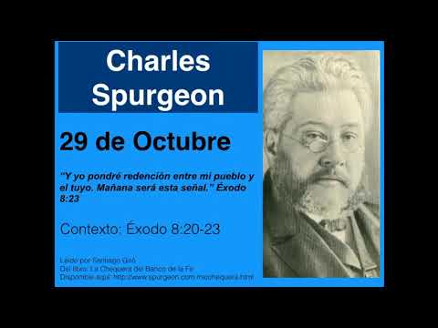Éxodo 8:23. Devocional de hoy. Spurgeon en español.
