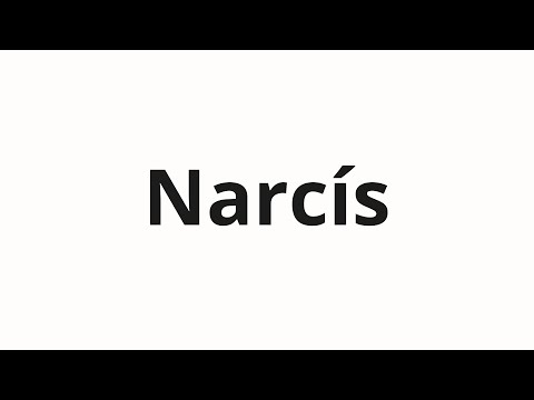 How to pronounce Narcís