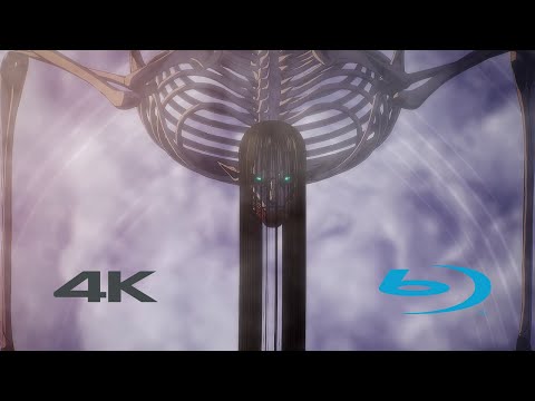 4K - The Rumbling arrives in Marley | Attack On Titan S4 Blu-Ray