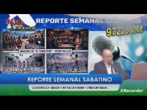 El tungsteno de César Vallejo por radio Santa Beatriz de Abancay Apurimac 