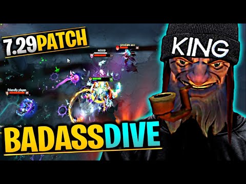 Trust the GRAND MASTER Tinker Badass Dagger into clash  Dota 2 7.29b Dawnbreaker.