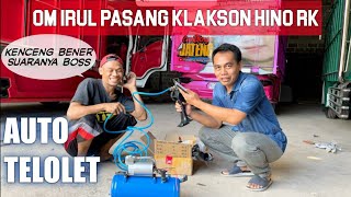 Download lagu om Irul explor pasang klakson Hino RK otomatis || truck modifikasi irsyad putra karoseri mp3