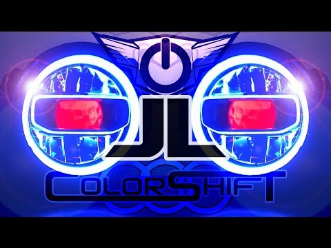 Demo ColorSHIFT RGB+W Headlight DRL Upgrade for Wrangler JL