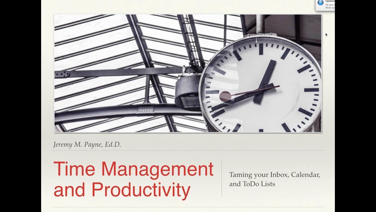 Time Management and Productivity - YouTube