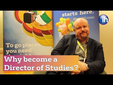Why become a Director of Studies? – Glenn Standish