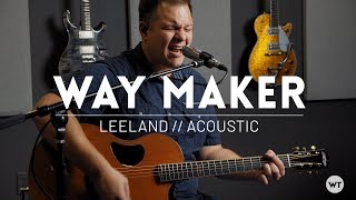 Download lagu Way Maker - Leeland arrangement - Acoustic cover w/ chords mp3