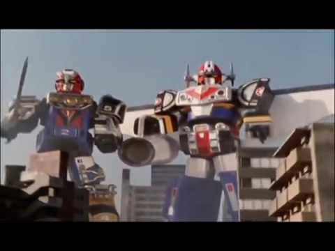 Power Rangers Turbo Vs In Space(Megazord Battle)